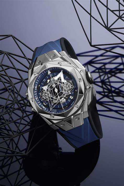 hublot sang bleu automatic|Hublot sang bleu watch.